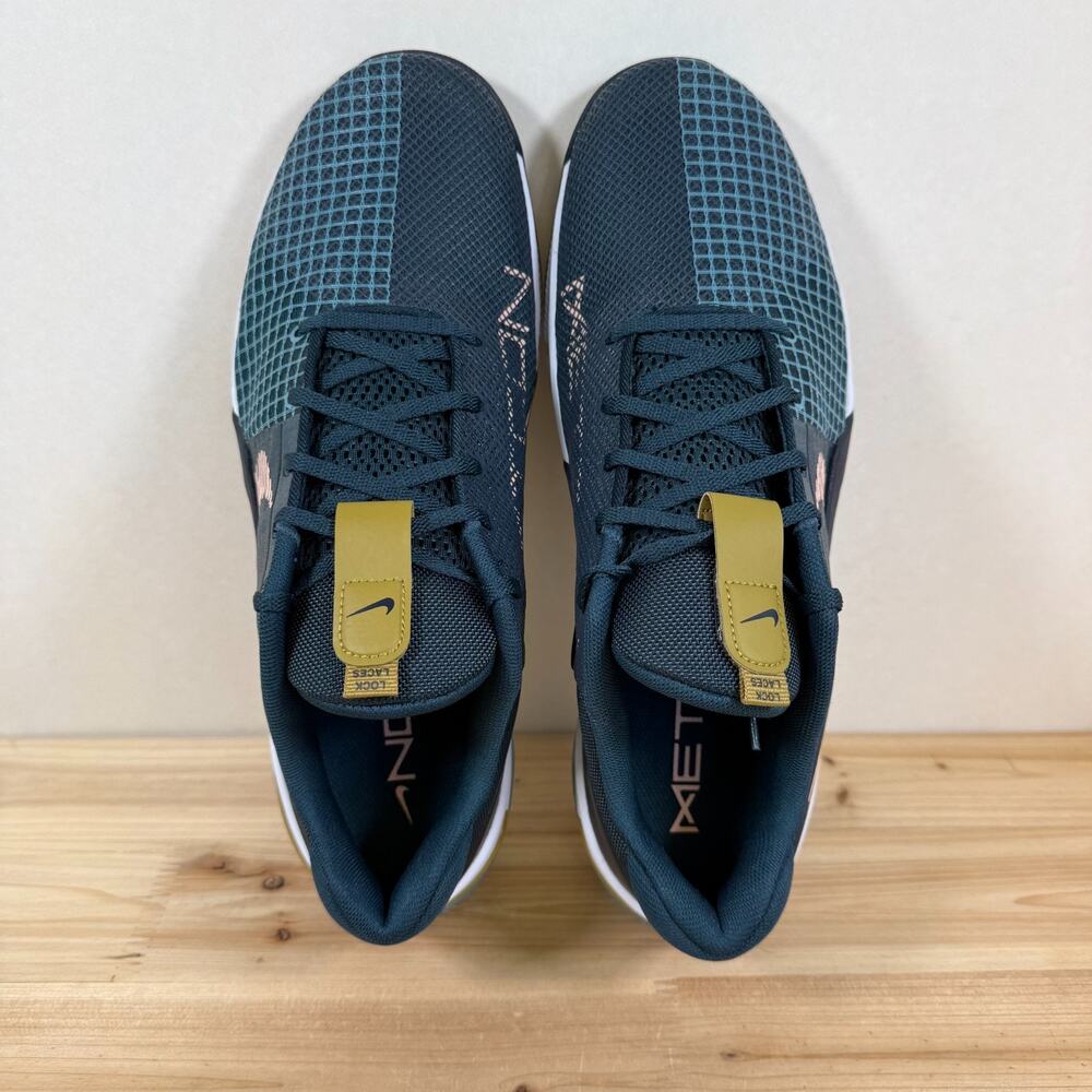 Nike Metcon 8 Workout Gym Sneakers Men 11.5 Armory Navy Arctic Orange DO9328-401 - Picture 8 of 10